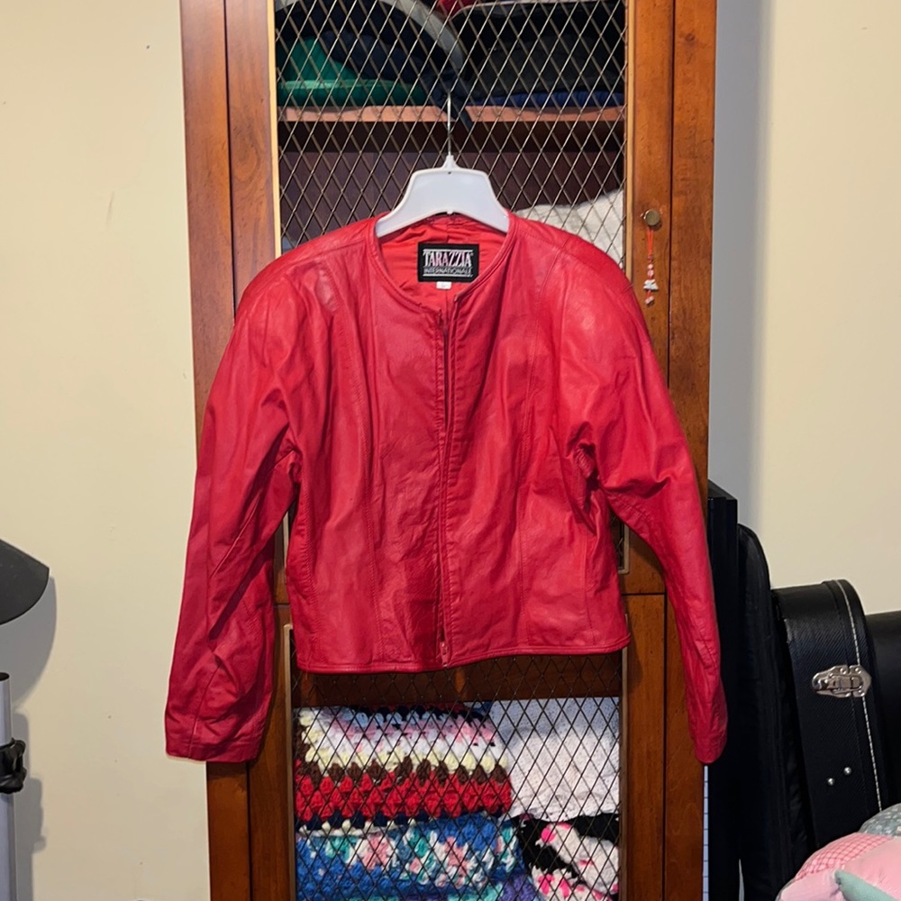 Tarazzia leather bolero